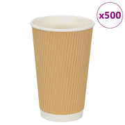 Bicchieri da CaffÃ¨ in Carta 500 pz 16oz 400ml Marrone
