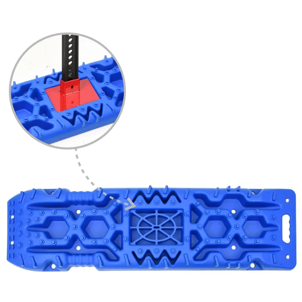 Tavole di Trazione 2 pz Blu 107x31x7 cm Nylon 210773