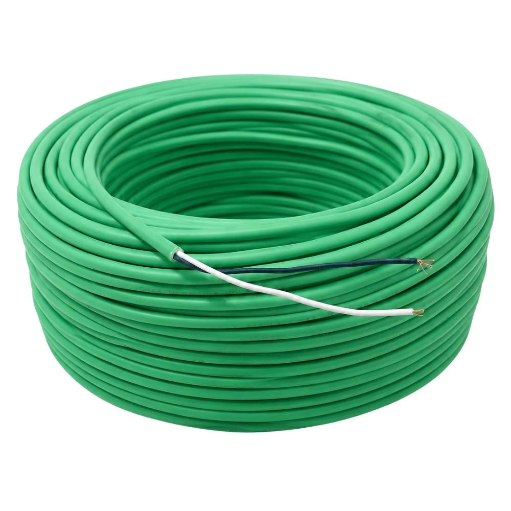 Cavo videocitofonico 2x0,50 mm² twistato non schermato lszh verde