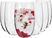 Set di bicchieri da cocktail in vetro resistenti al lavastoviglie - 6 pezzi - 510 ml