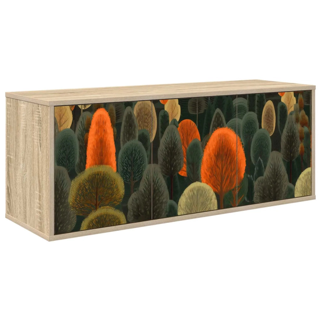 Mobile TV da Parete ZAANDAM 102 x 33 x 40 cm Rovere Sonoma 8007171