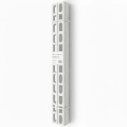 Profili in alluminio verniciato colore bianco luna 103 a l per finitura parete proangle *** pezzi 10 pz, confezione 1
