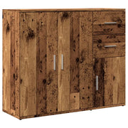 Credenza | Madia | Buffet da pranzo | Armadio da pranzo Legno Antico 91x29,5x75 cm in Legno Multistrato