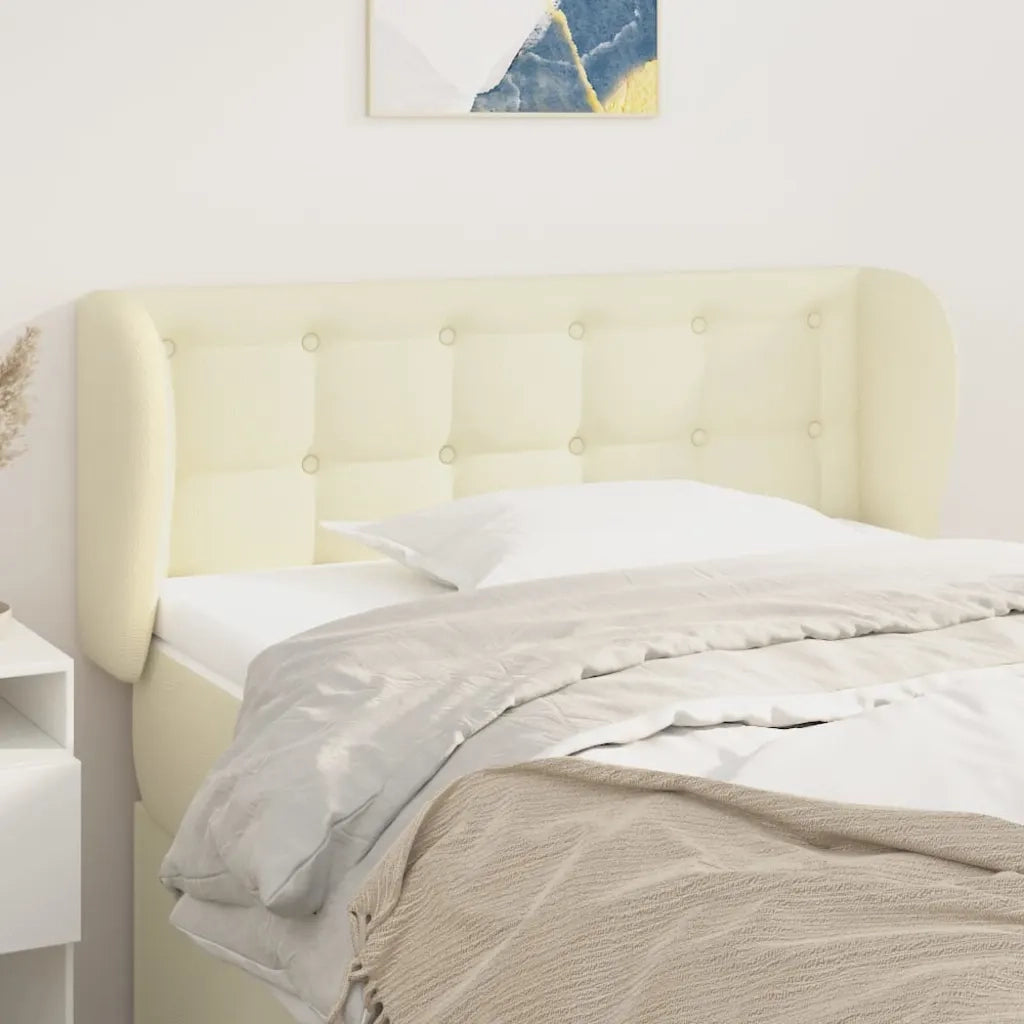 Testiera ad Orecchio Crema 103x23x78/88 cm in Similpelle 3117230