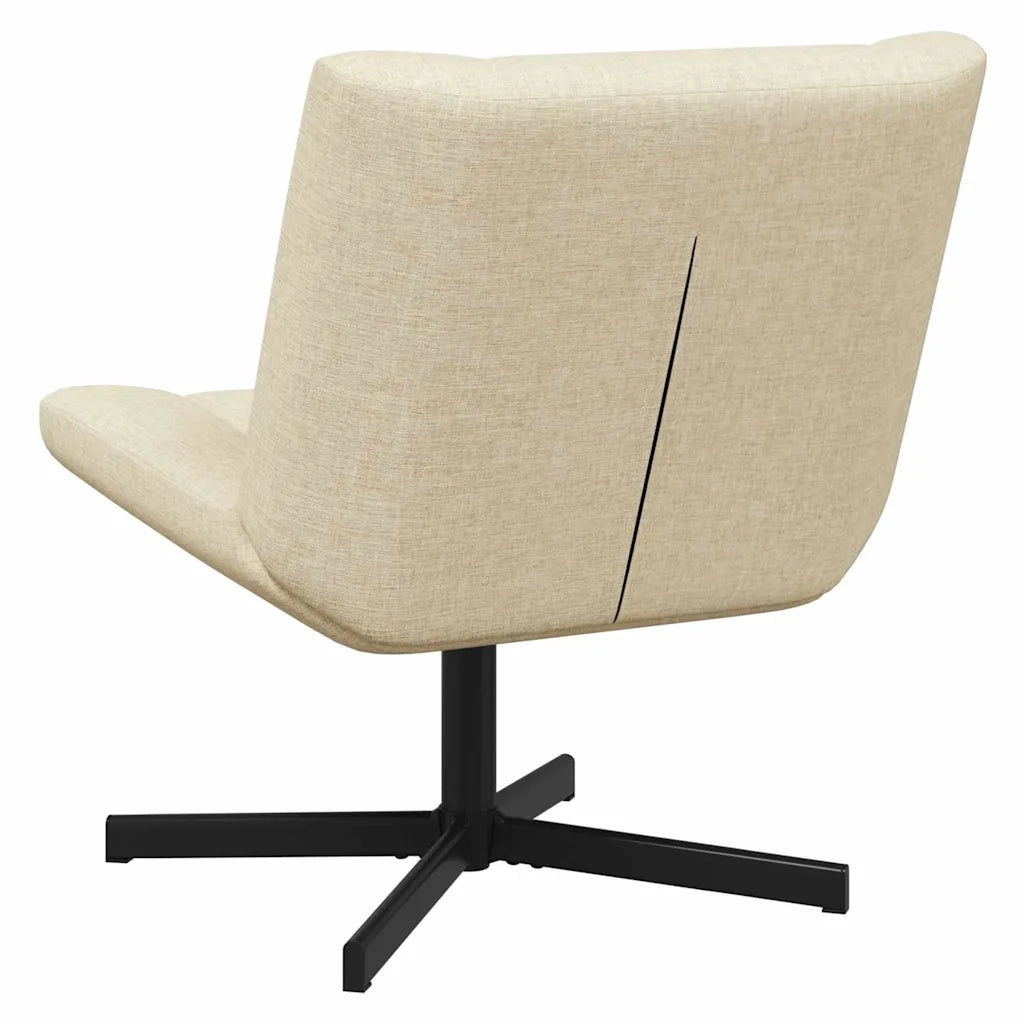 Sedia girevole Crema 63 x 75 x 76 cm Tessuto CFW8519764