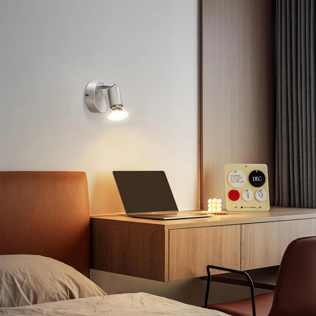 ZMH Faretto da soffitto moderni 1 fiamma orientabile 330° per camera letto