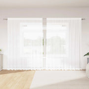 vidaXL Tende con tende Bianco 300 x 200 cm Poliestere