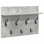 Appendiabiti a muro Grigio cemento 60 x 40 x 12 cm CFW7099872