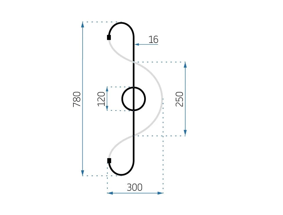 Lampada Led App858-w Long Gold