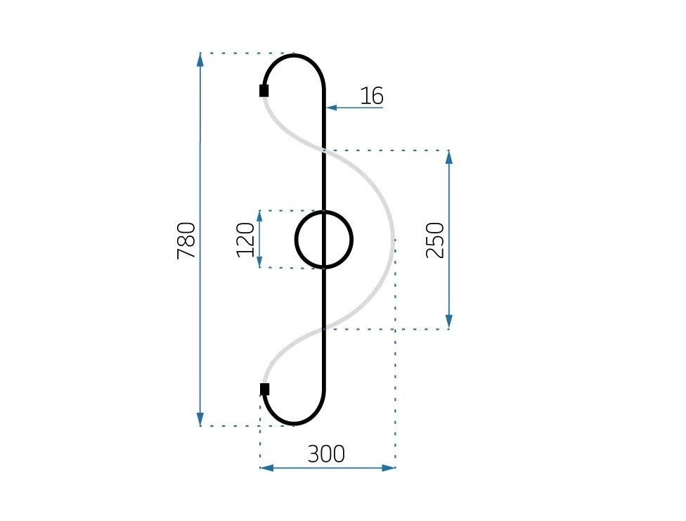 Lampada Led App858-w Long Gold