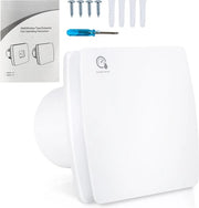 Ventilatore per bagno - sensore di umidità timer CE ventilatore Ø100mm con baffle di reflusso ventilatore per parete