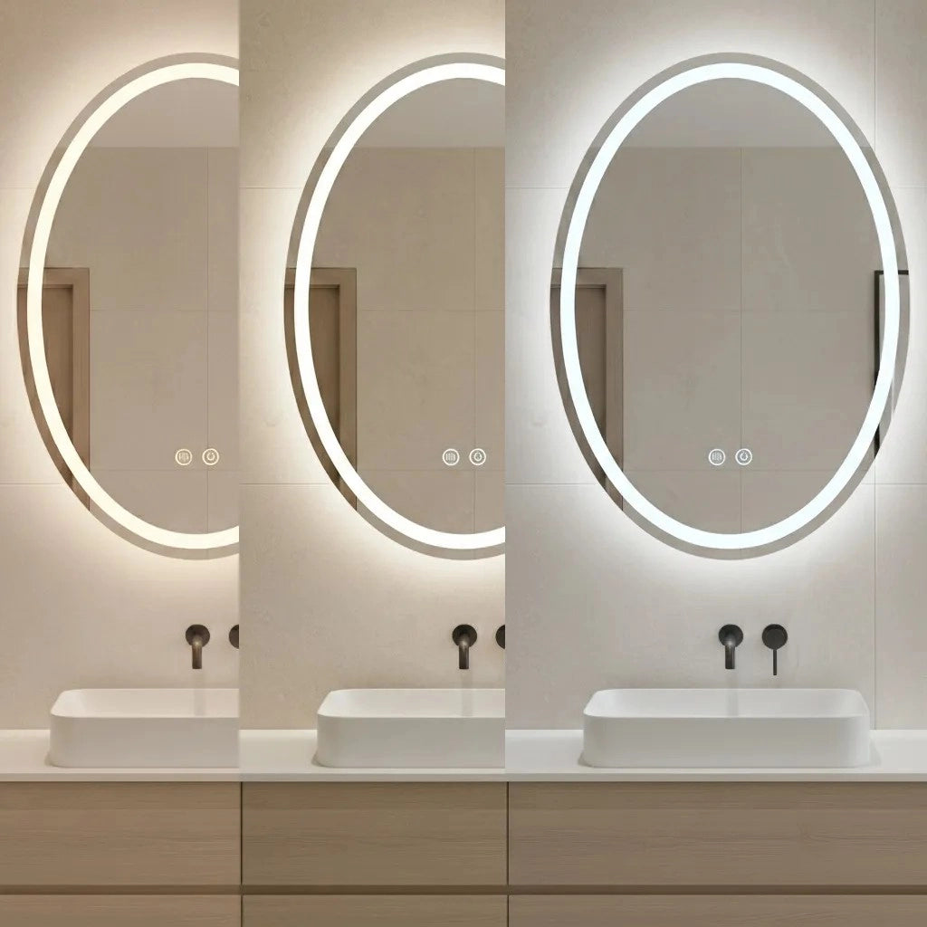 Specchio Led Marco 50x70 Cm