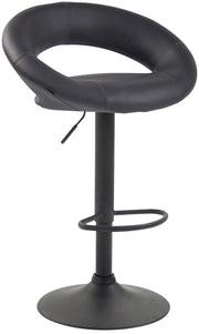Sgabello Cucina Olinda In Similpelle grigio,nero