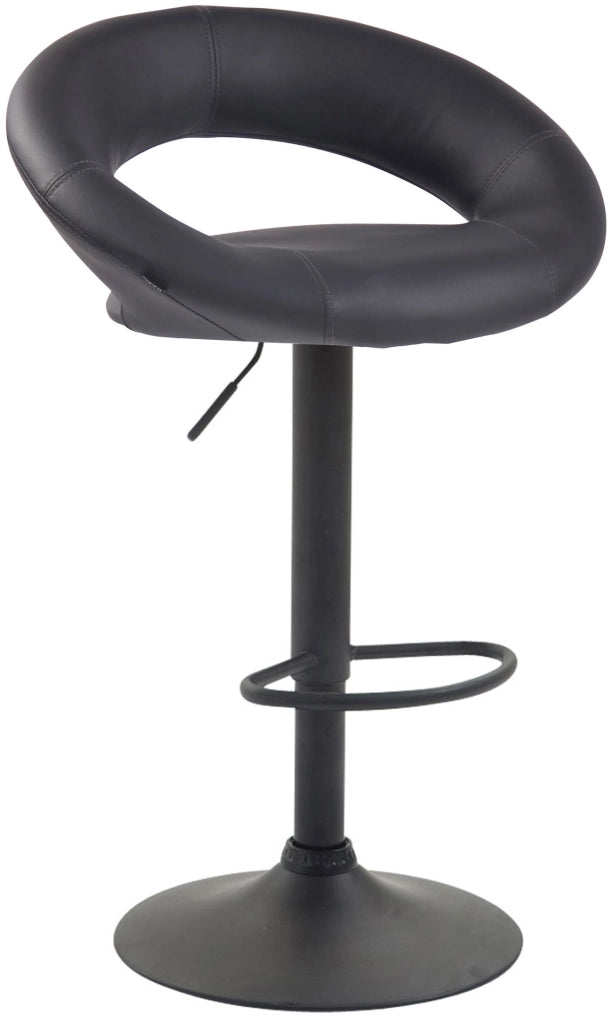 Sgabello Cucina Olinda In Similpelle grigio,nero