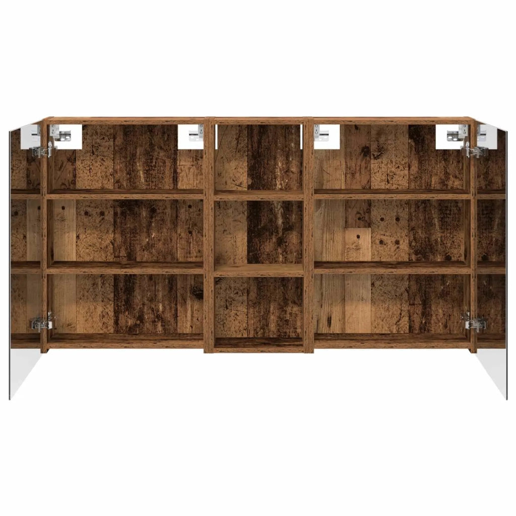 Set di Armadi da Bagno con lo scaffale 3 pcs 130 x 14,5 x 70 cm