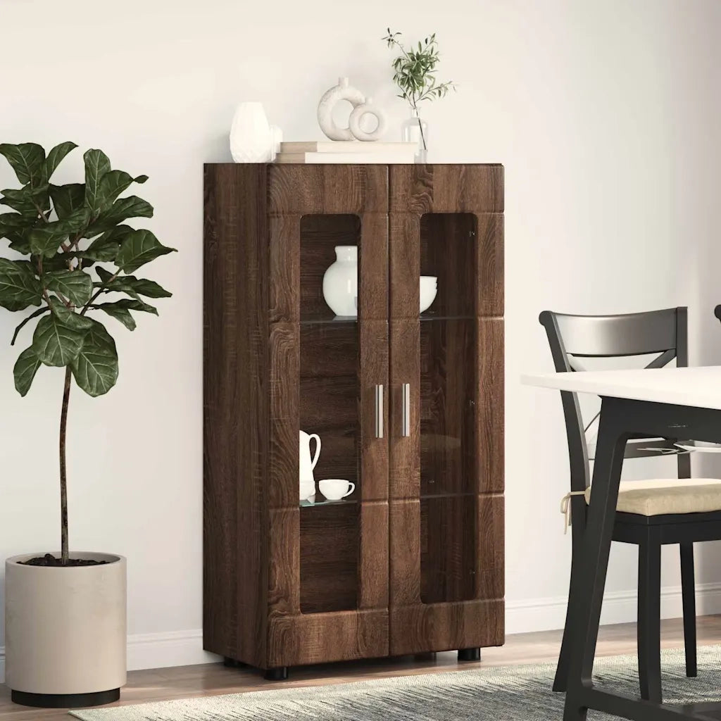 Credenza con porta FLORIN Rovere Marrone 55,5 x 29 x 100 cm