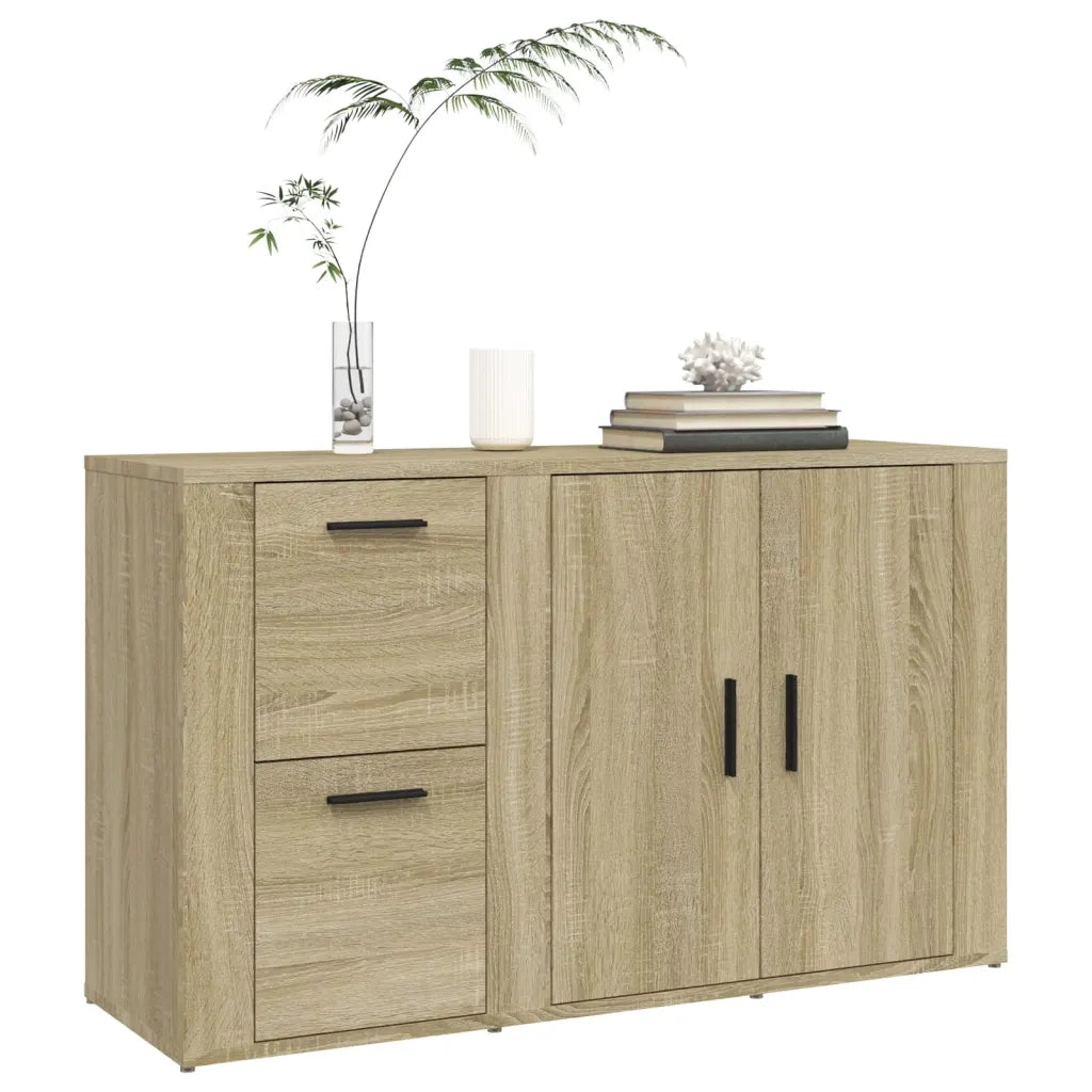 Credenza Rovere Sonoma 100x33x59,5 cm in Legno Multistrato cod mxl 17662