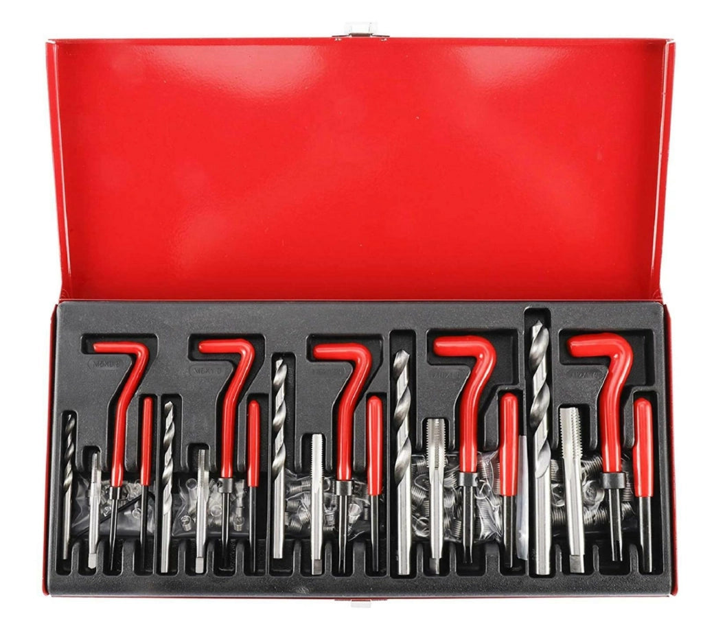 RIPARAZIONE KIT FILETTATURE RIPARAZIONE FILIERA FILETTI 131 PEZZI