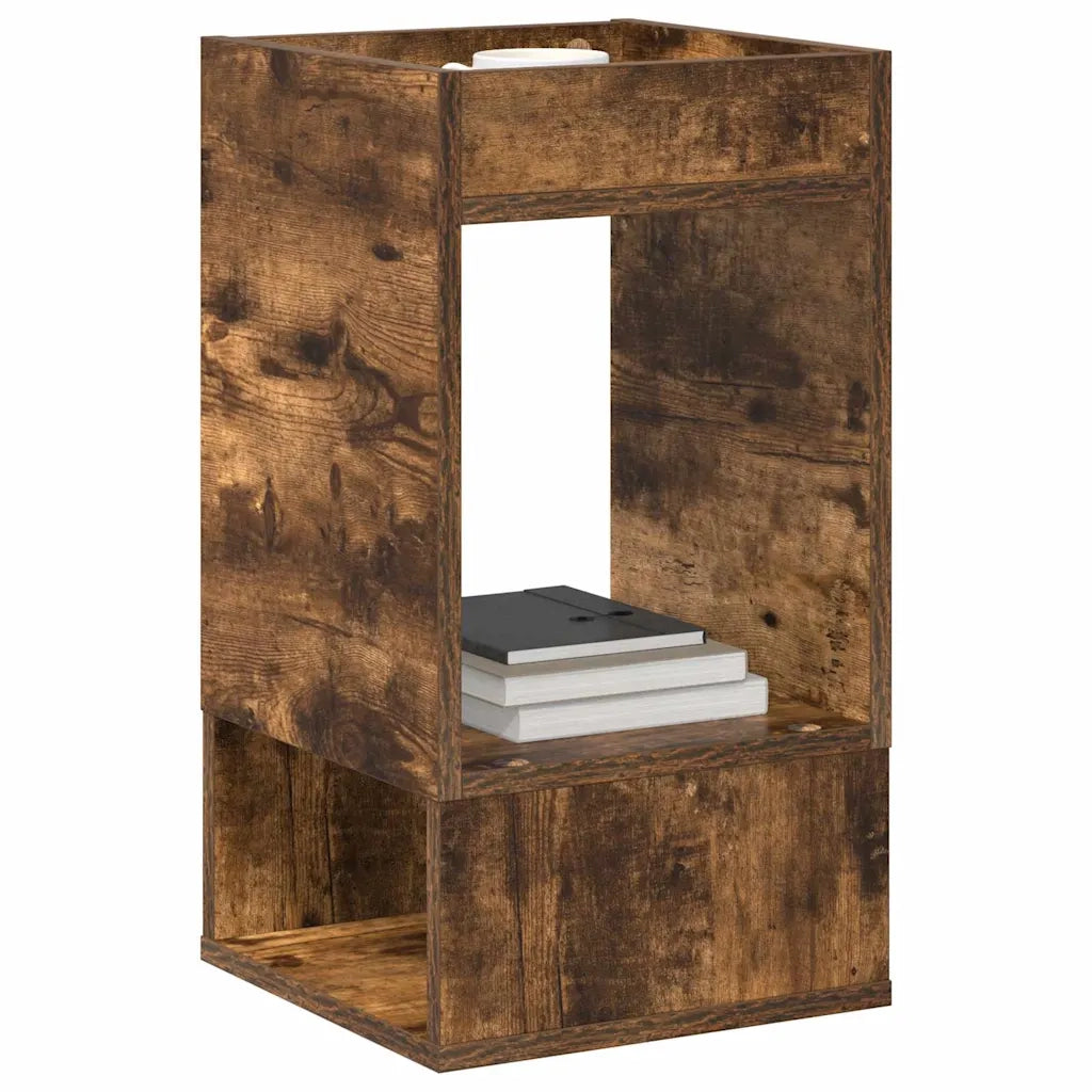 Tavolino Rovere fumé 30 x 30 x 56 cm Legno ingegnerizzato 890936