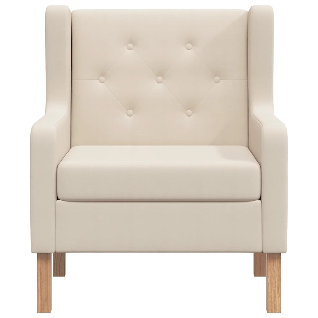 Poltrona Bianco Crema in Tessuto cod mxl 18161
