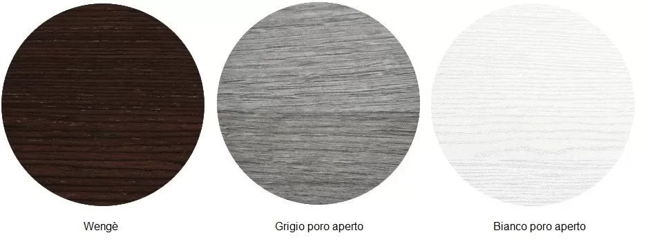Consolle moderna legno wenge' allungabile 90x50 h.75