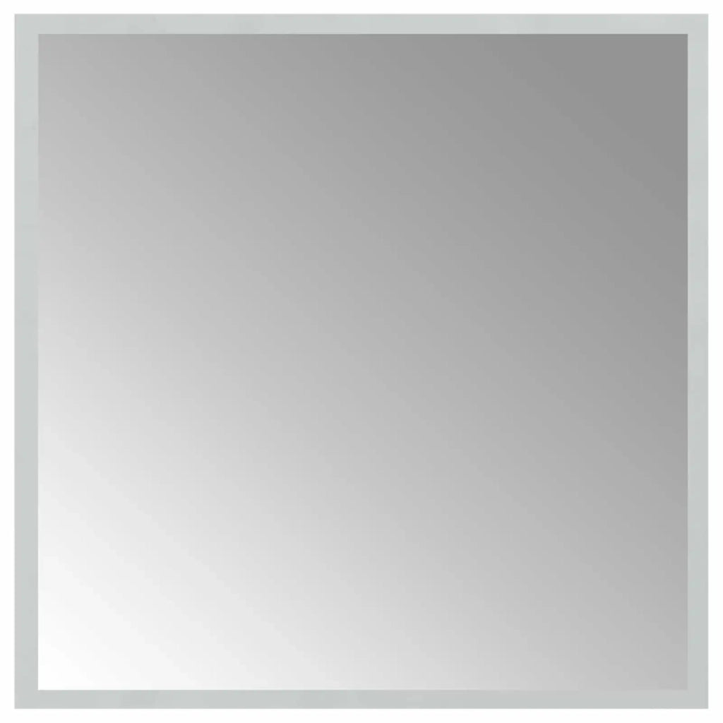 Specchio da bagno LED Trasparente 50 x 50 cm vetro temperato 42045808