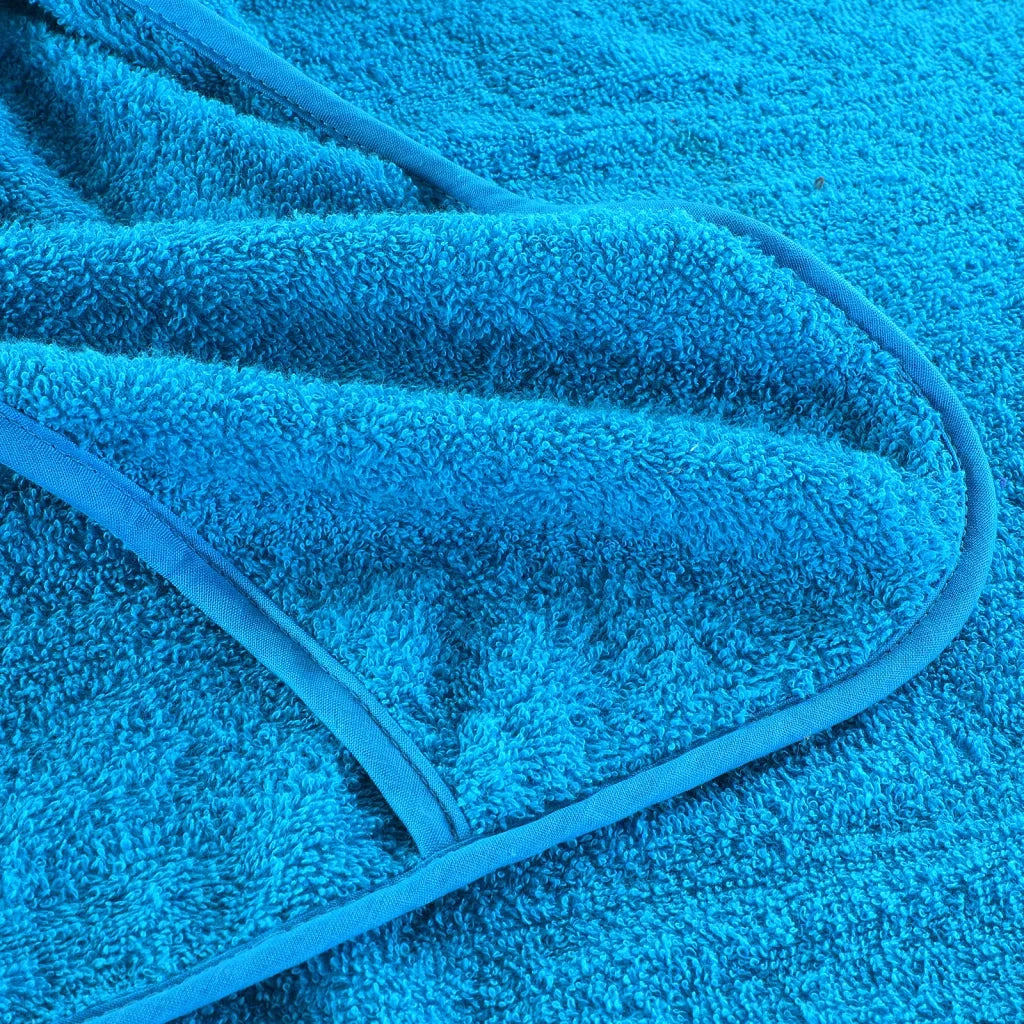Asciugamani da Spiaggia 2 pz Turchese 75x200 cm Tessuto 400 GSM 362680