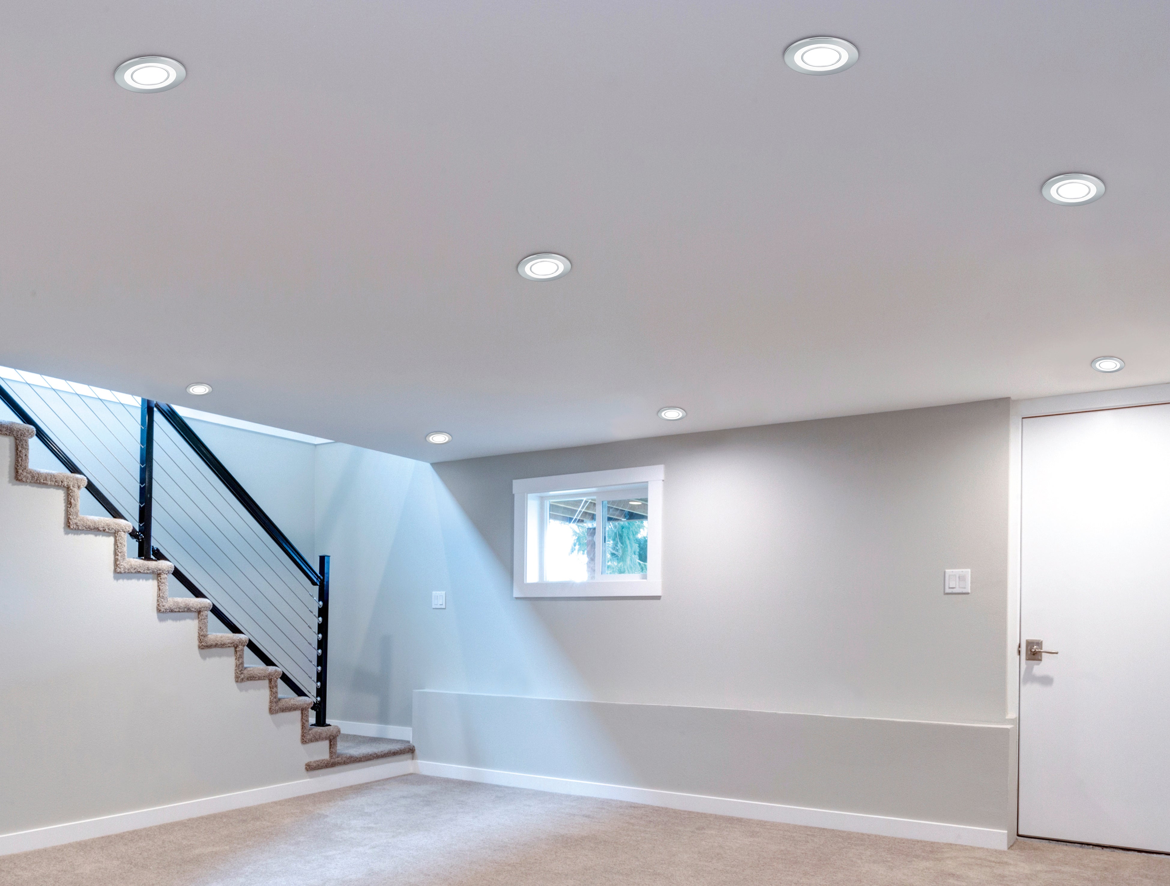 Illuminazione da Incasso da Interno a LED in Plastica Cromo