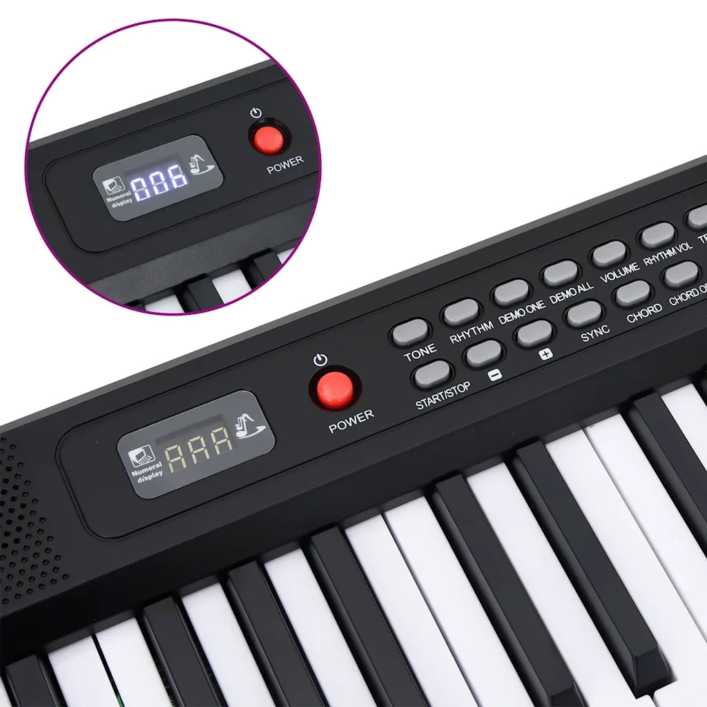 Tastiera Elettrica per Pianoforte a 88 Tasti Leggio Pieghevole CFW3218199