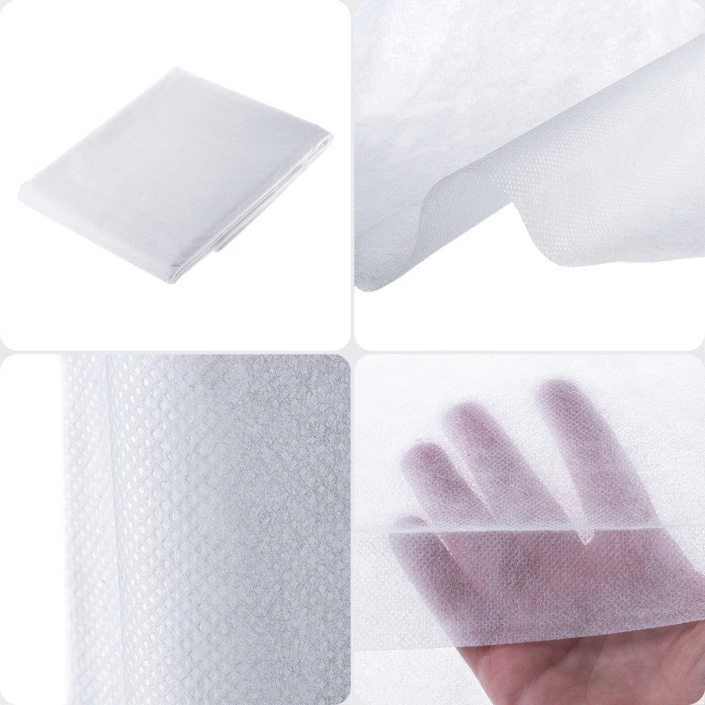KADAX Tessuto agricolo bianco 1,1x10 m 30 g Copertura invernale/primaverile per piante