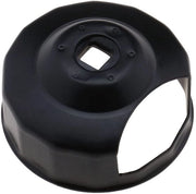 Chiave per filtro dell'olio 76 mm - Antiscivolo - Acciaio - Compatibile con H-arley - 14 punte - Nero - Resistente alla corrosione - Chiave per filtro dell'olio con 14 punte