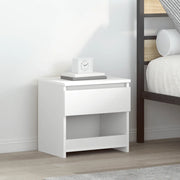 Comodini 2 pz Bianco 40x30x39 cm in Legno Ingegnerizzato 803444