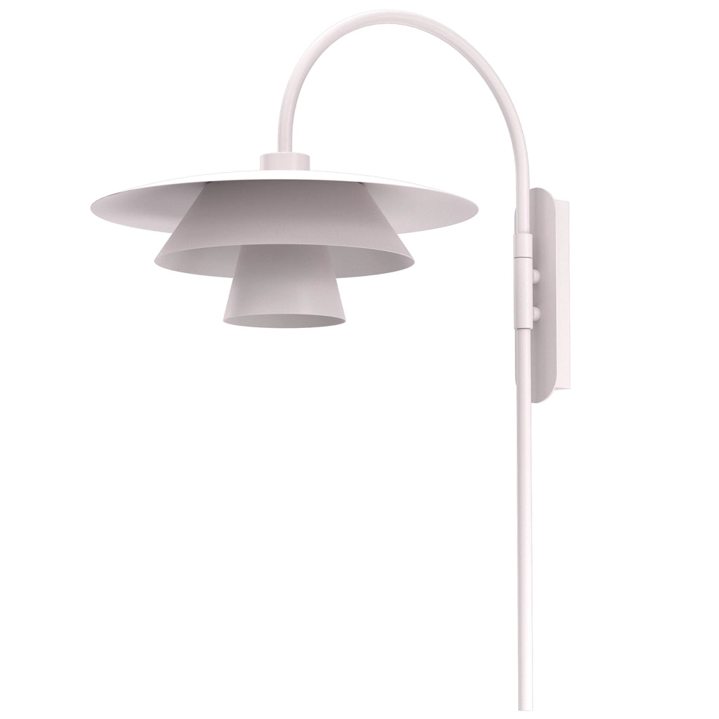 Applique Plato 1 luce cashmere metallo E27 Luminex