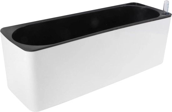 Piantine auto-irriganti con corda di acciaio regolabile - Set da 2 - Vaso di plastica automatico per piante