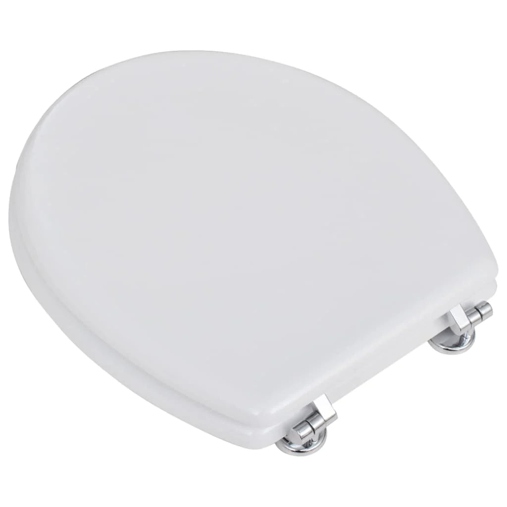 Sedile WC con coperchio vaso WC standard MDF bianco 02_0002878