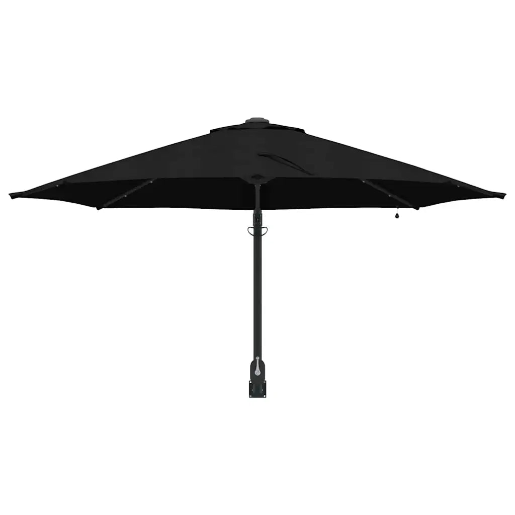Ombrello da giardino-Ombrellone da spiaggia Nero 248 x 248 x 148 cm 916696