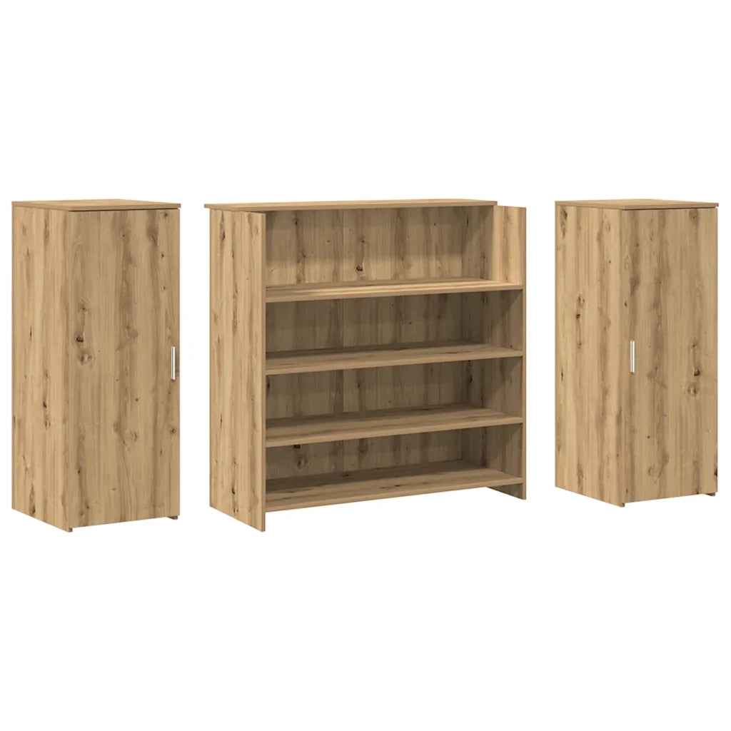 vidaXL Banco Reception Rovere Artigianale 180x50x103,5cm in Truciolato