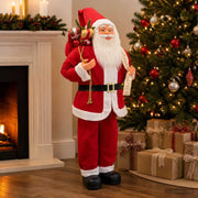 Statuetta di Babbo Natale Rosso 110 cm Poliestere 42050768