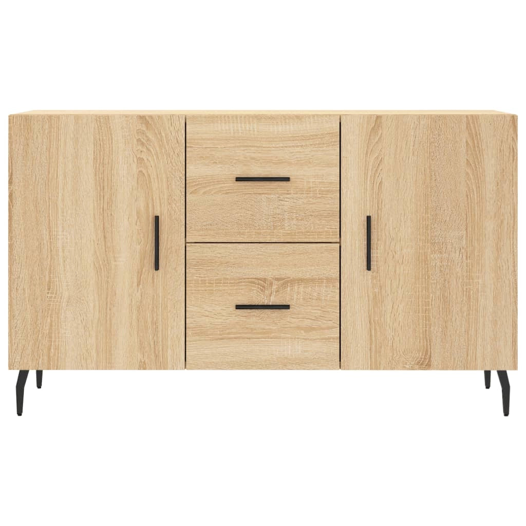 Buffet credenza cassettiera armadio mobile contenitore organizer cucina soggiorno rovere Sonoma 100 x 36 x 60 cm legno ingegnerizzato marrone 02_0031469