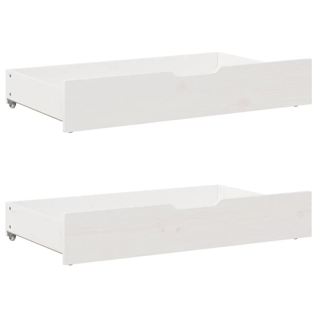 Letto matrimoniale | Letto per adulti | Letto Libreria senza Materasso Bianco 140x200 cm Legno di Pino
