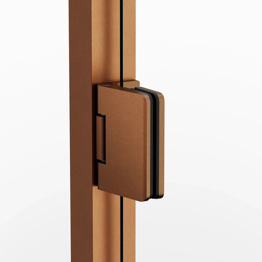 Box doccia angolare GLASS 2 porte battenti 73,5-75,5/73,5-75,5 cm cromo vetro trasparente