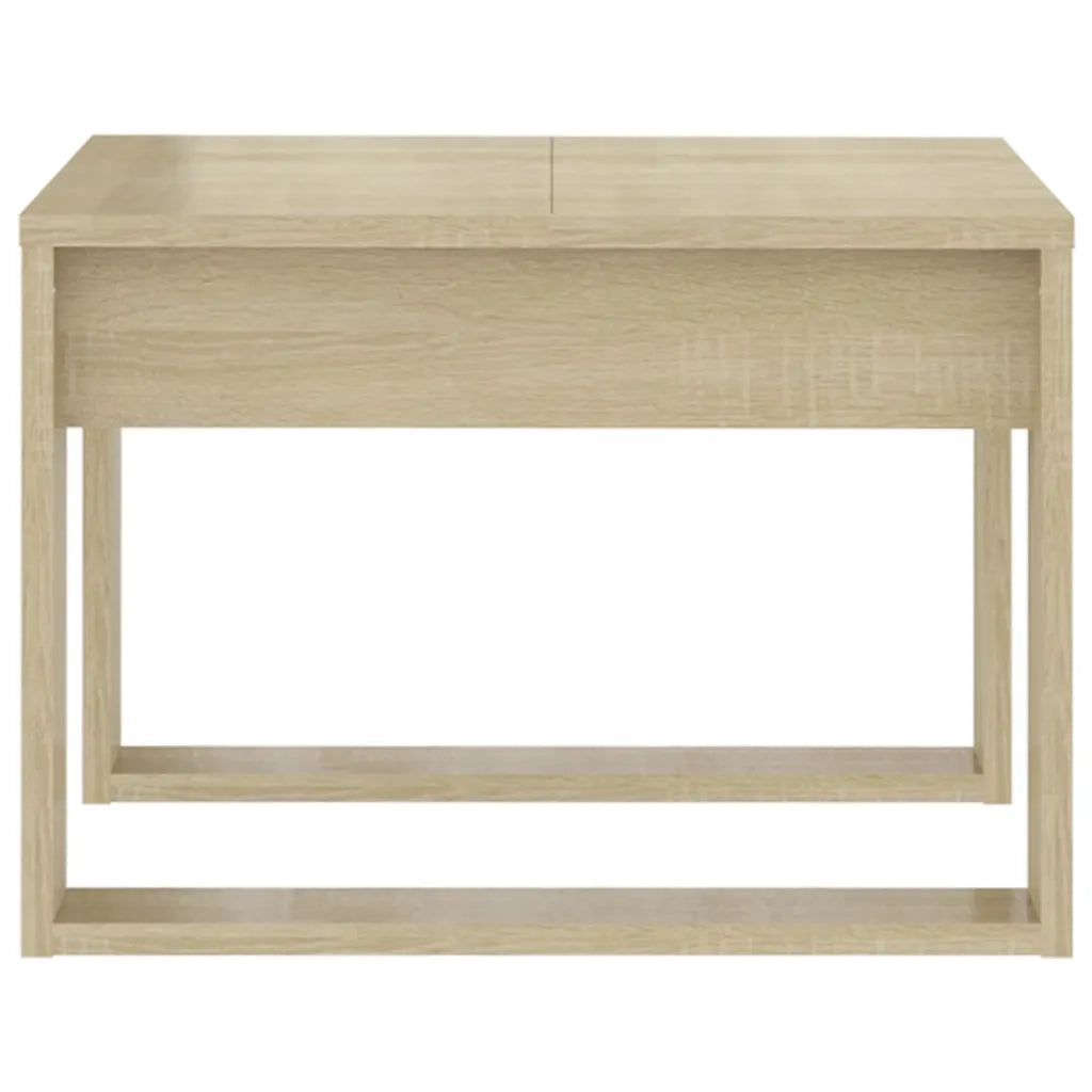 Tavolino di Servizio Rovere Sonoma 50x50x35 cm in Truciolato 808624