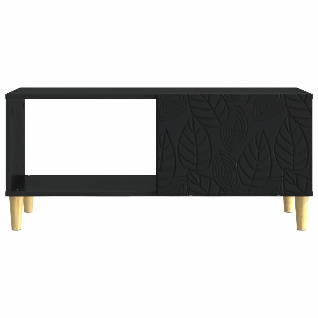 Tavolino da salotto Nero 90 x 50 x 40 cm Legno ingegnerizzato 895186