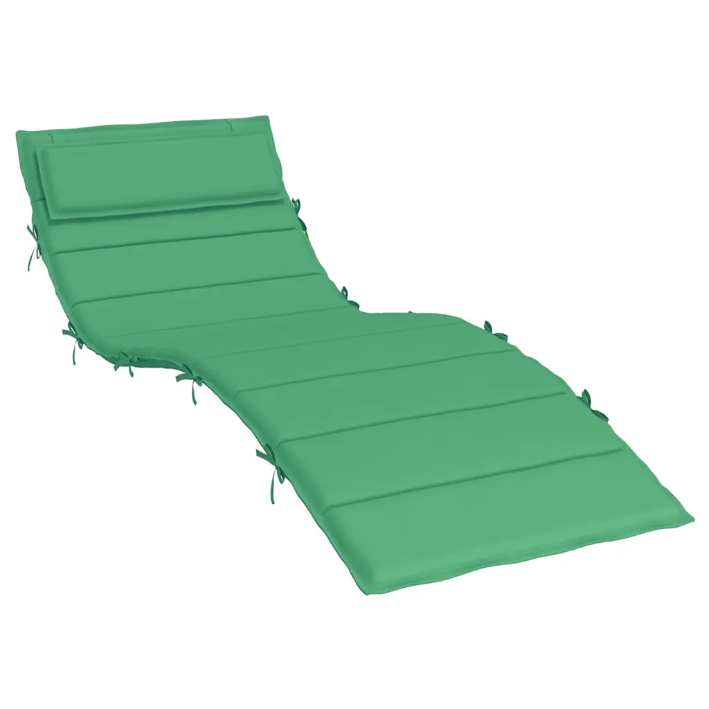 Cuscino per Lettino Verde 180x60x4 cm in Tessuto Oxford 361857
