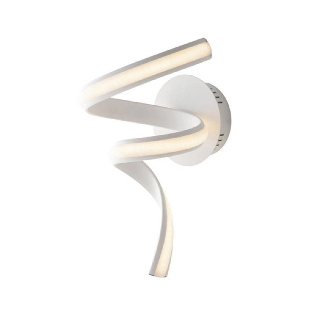 Trade Shop - Applique Led Curvo 10 W Lampada Da Parete Stilizzata 3 Colorazioni Luce Aq19-3c -