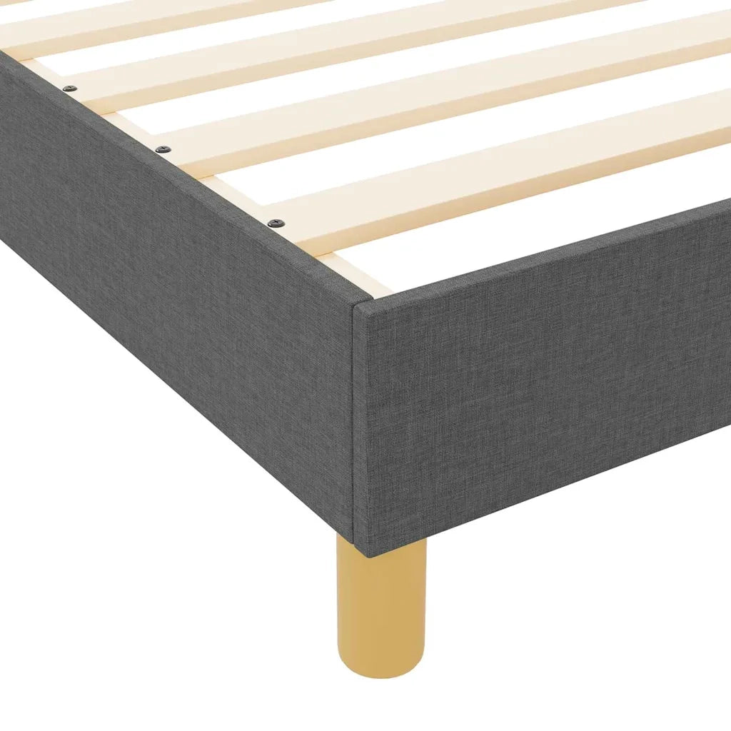 Struttura del letto-Giroletto Grigio scuro 80 x 200 cm Tessuto 959559