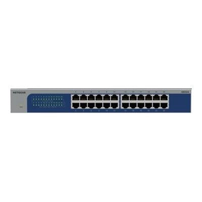 Netgear gs524-300eus switch di rete non gestito gigabit ethernet (10/100/1000) grigio - 165862