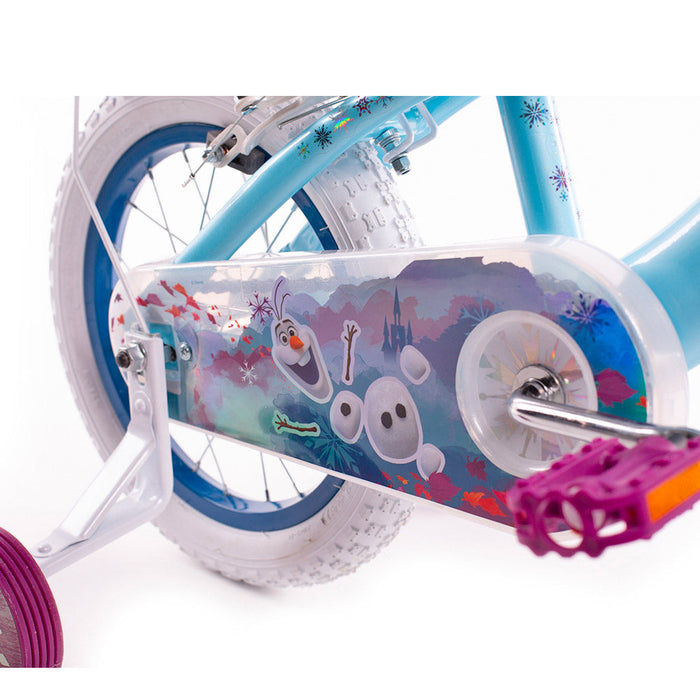 Bicicletta per Bambina 14” 2 Freni con Licenza Disney Frozen Azzurra
