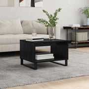 Tavolino da salotto Rovere nero 60 x 50 x 40 cm