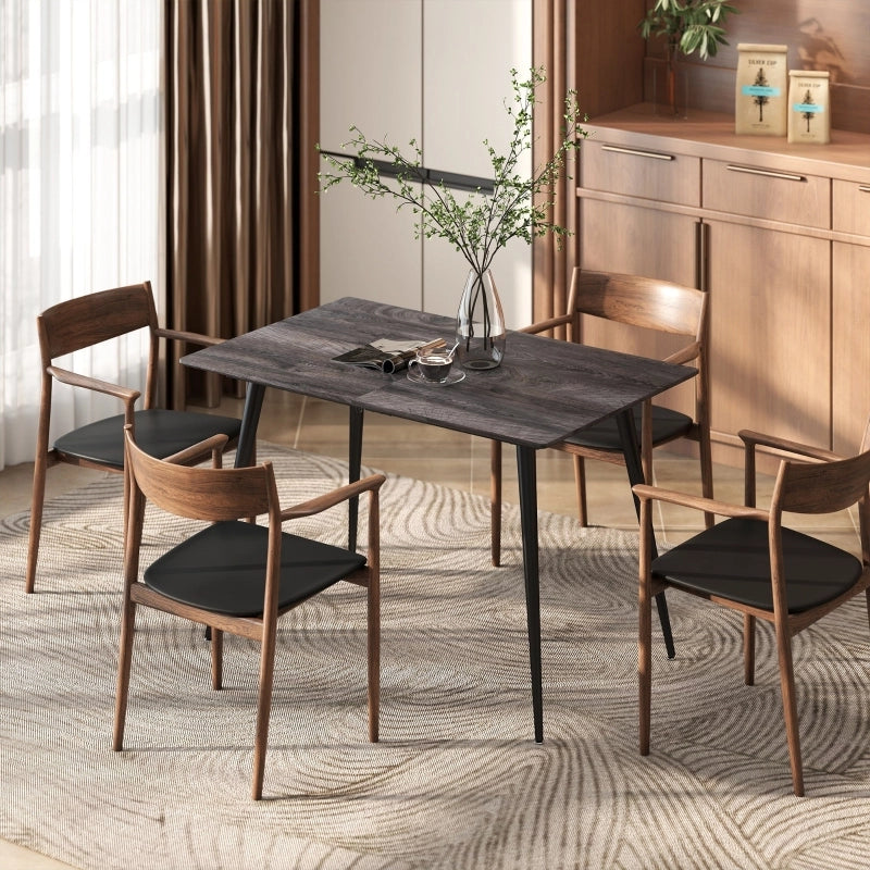 Tavolo da pranzo - estraibile - per 6-8 persone - gambe in acciaio solido - espandibile - per cucina